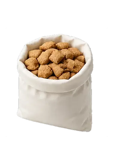 Almohaditas de avellanas fraccionadas